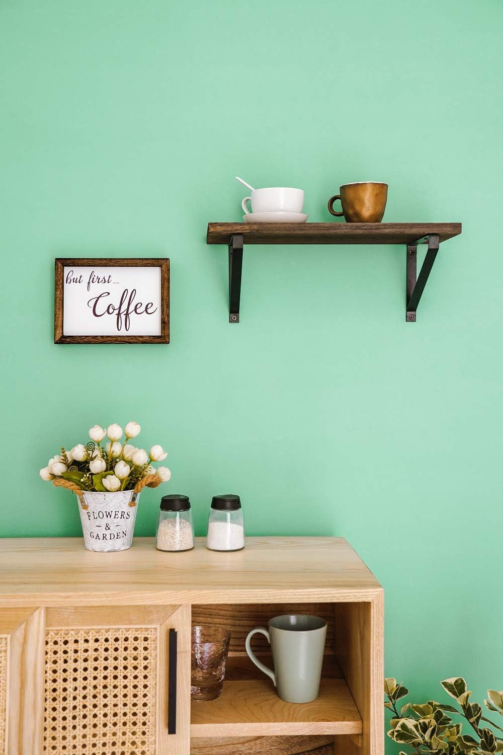 farmhouse coffee table sign, 2-sided wooden coffee decor, rustic coffee sign, coffee bar decor, kitchen coffee sign, coffee nook decor, office coffee decor, funny coffee sign, coffee table decoration, wooden coffee sign