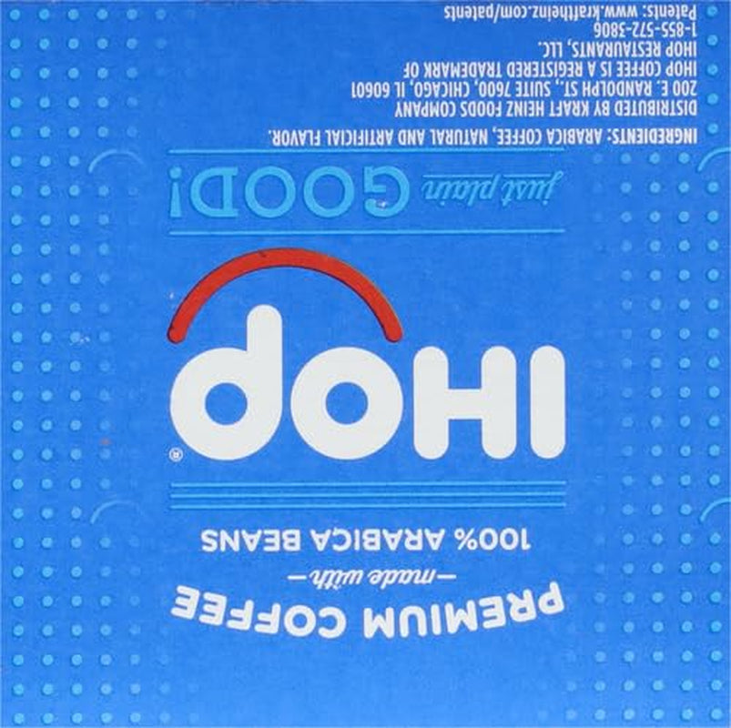 IHOP Buttery Syrup Keurig K-Cup Coffee Pods, IHOP coffee pods 10 count box, buttery syrup flavored coffee pods, IHOP syrup coffee, recyclable coffee pods, premium Arabica coffee pods, IHOP pancake inspired coffee, single-serve Keurig coffee pods, Kosher certified coffee pods, IHOP menu-inspired coffee