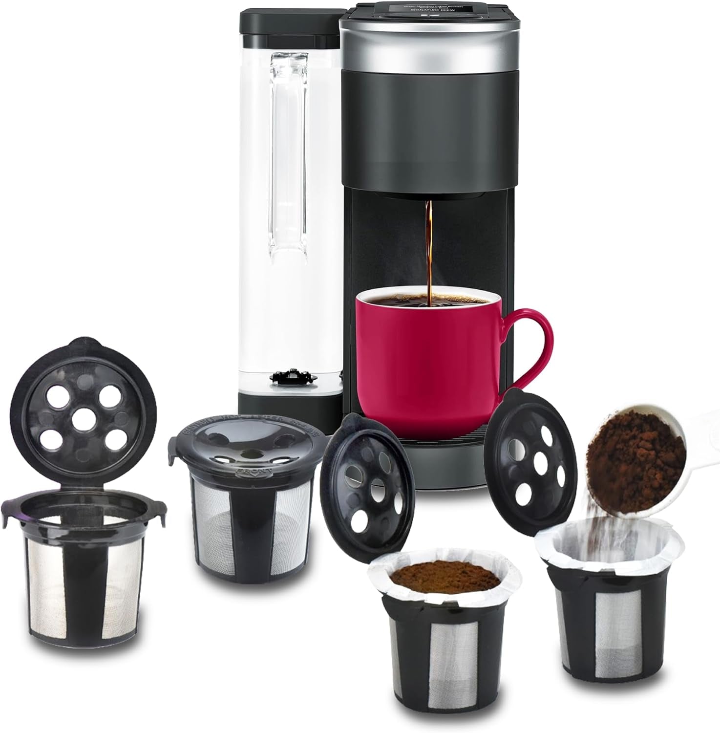 Reusable K Cups for Keurig Supreme, refillable K Cups, Keurig coffee filter pods, multistream reusable K Cups, eco-friendly coffee pods, BPA-free K Cups, dishwasher safe K Cups, Delibru reusable coffee pods, Keurig Supreme accessories, coffee pods for Keurig Supreme Plus