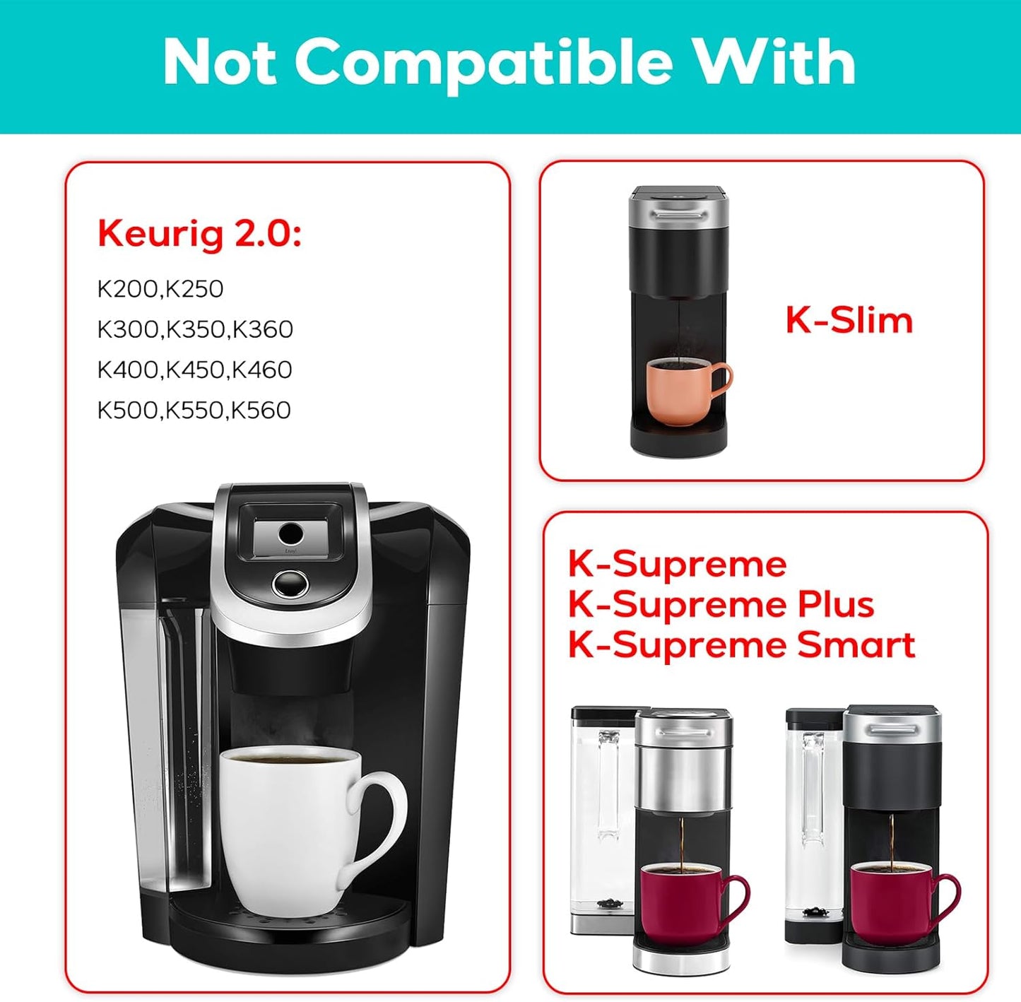 Reusable K Cups for Keurig coffee makers, Universal Stainless Steel K-Cup Coffee Filters, Eco-friendly BPA-free reusable coffee pods