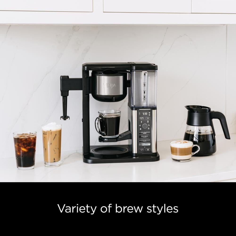 Specialty Coffee Maker, Hot & Iced Coffee Maker, Ninja Coffee Machine, Built-In Frother Coffee Maker, CM401 Coffee Brewer