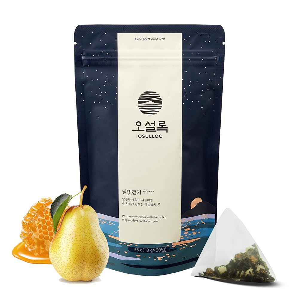 Moon Walk Tea, Korean Pear Flavor, Osulloc Tea Bags