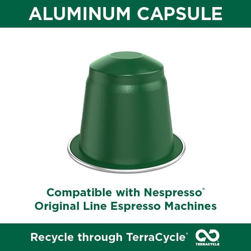 Espresso Capsules, Aluminum Recyclable Pods, Intensity 11 Espresso, Nespresso Compatible Capsules, Café La Llave Coffee Pods