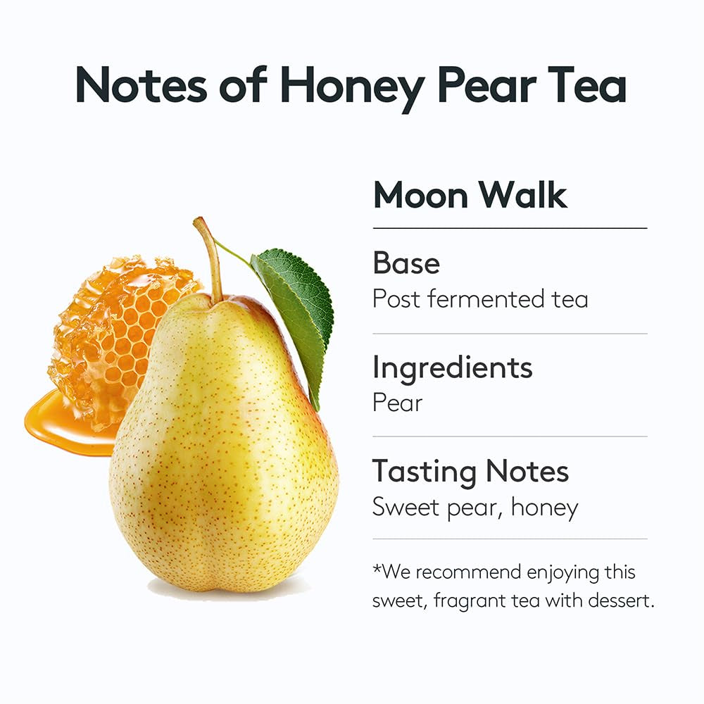 Moon Walk Tea, Korean Pear Flavor, Osulloc Tea Bags