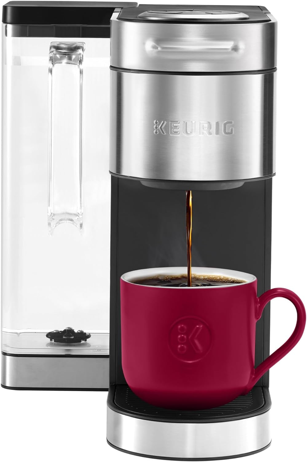 K-Supreme Plus Coffee Maker, Single Serve K-Cup Pod Coffee Maker, Multistream Technology Coffee Maker, Stainless Steel Coffee Maker