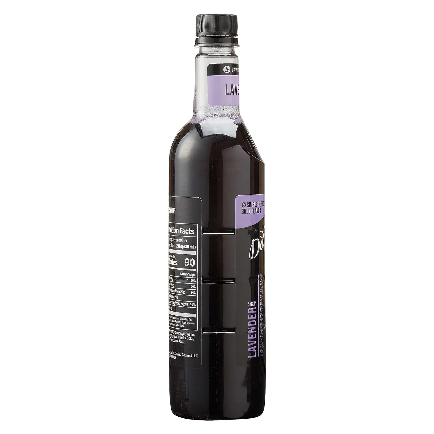 Lavender syrup, DaVinci Gourmet lavender syrup, 25.4 oz lavender syrup, floral flavored syrup, coffee flavoring syrup