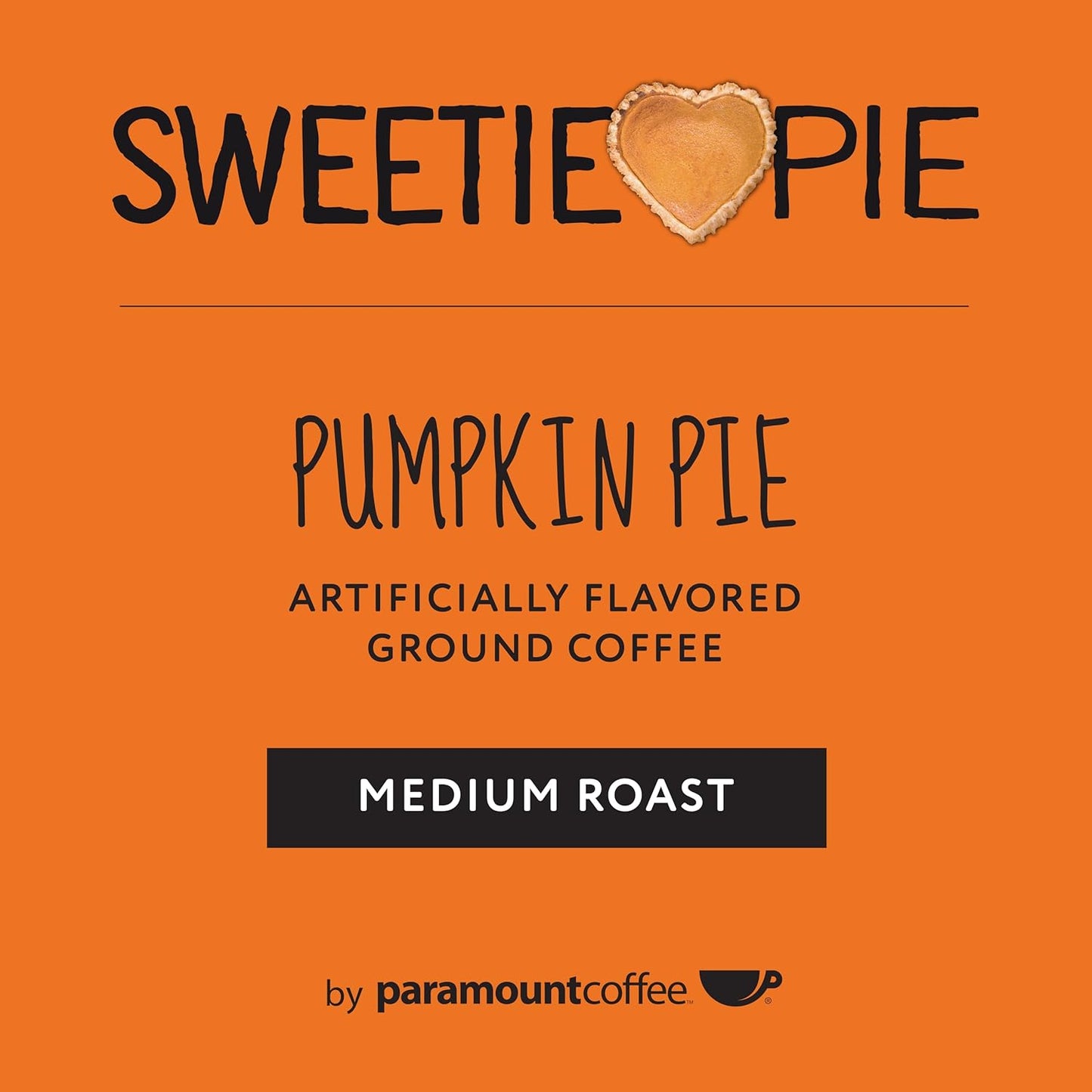 Pumpkin Pie Flavored Ground Coffee, Sweetie Pie 12 Oz, Seasonal Medium Roast Coffee, Paramount Roasters Pumpkin Pie Coffee, Autumn Flavored Coffee, Limited Edition Pumpkin Coffee, Delicious Fall Coffee, Sweetie Pie Coffee