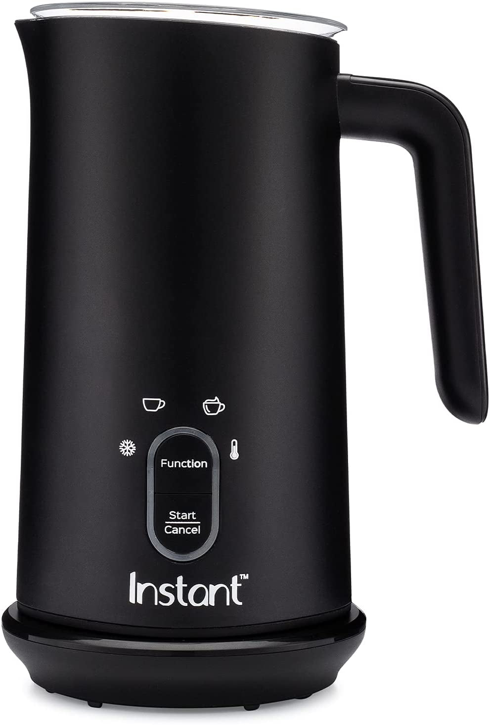 4-In-1 Electric Milk Steamer, 10Oz/295Ml Automatic Foam Maker, Black