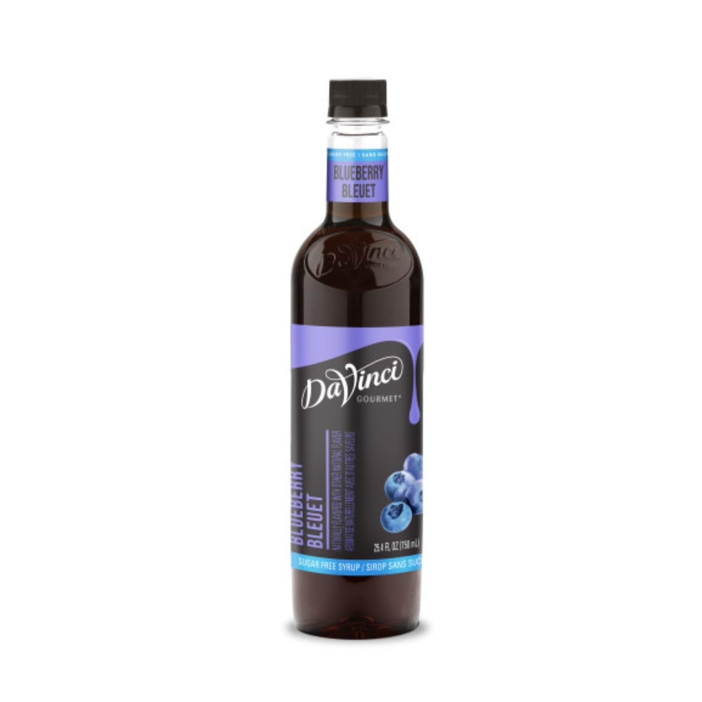 Sugar-Free Blueberry Syrup, blueberry flavoring syrup, DaVinci Gourmet, coffee syrup, sugar-free syrup, low-calorie syrup, beverage syrup, dessert syrup, coffeehouse syrup