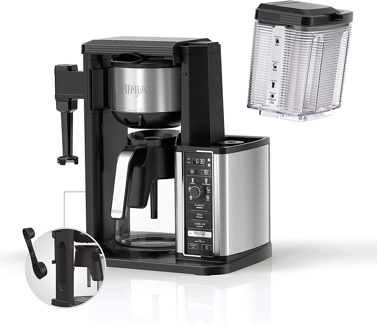 Specialty Coffee Maker, Hot & Iced Coffee Maker, Ninja Coffee Machine, Built-In Frother Coffee Maker, CM401 Coffee Brewer