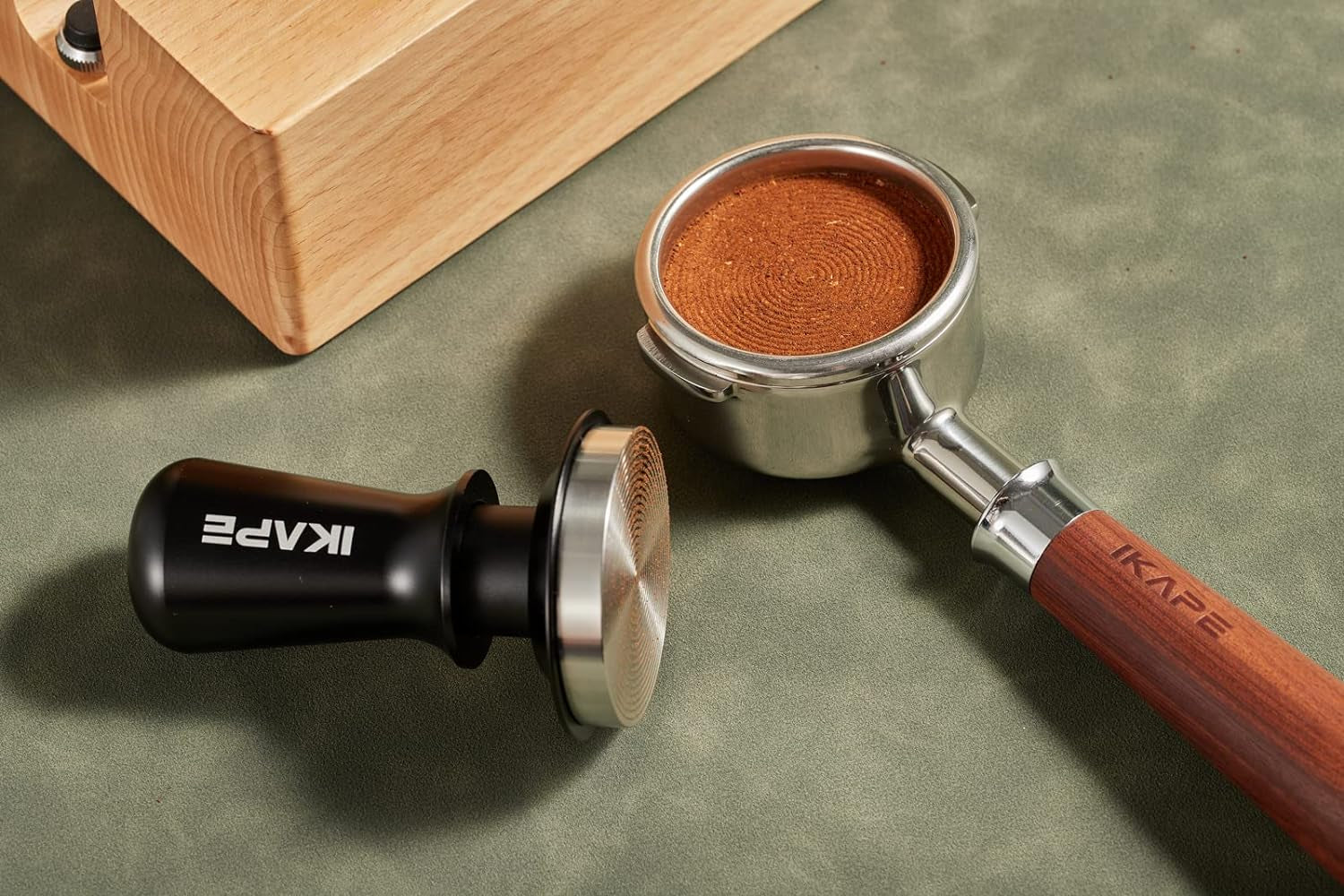 53mm coffee tamper, espresso tamper, calibrated espresso tamper, Breville portafilter tamper, premium barista coffee tamper