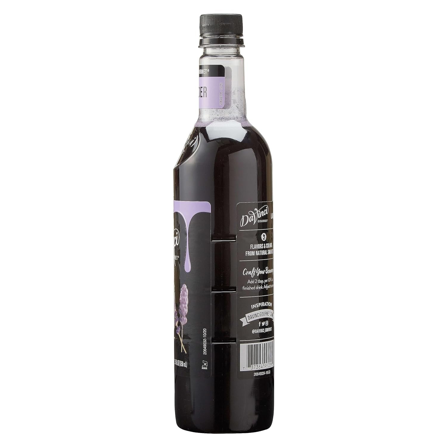 Lavender syrup, DaVinci Gourmet lavender syrup, 25.4 oz lavender syrup, floral flavored syrup, coffee flavoring syrup