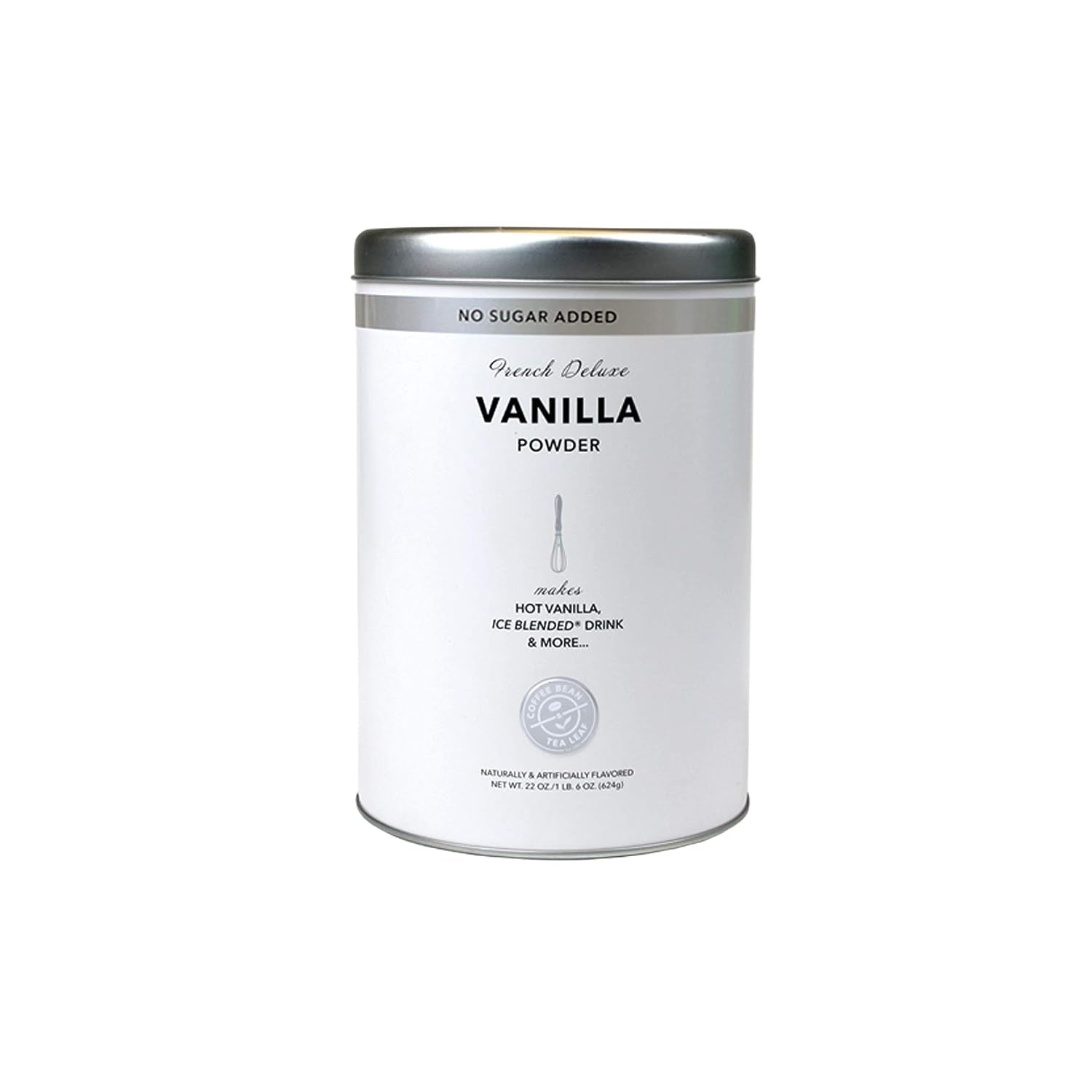 Sugar-Free Vanilla Powder, Vanilla Coffee Creamer, No Sugar Added Drink Mix, French Deluxe Vanilla Powder, 22 Ounce