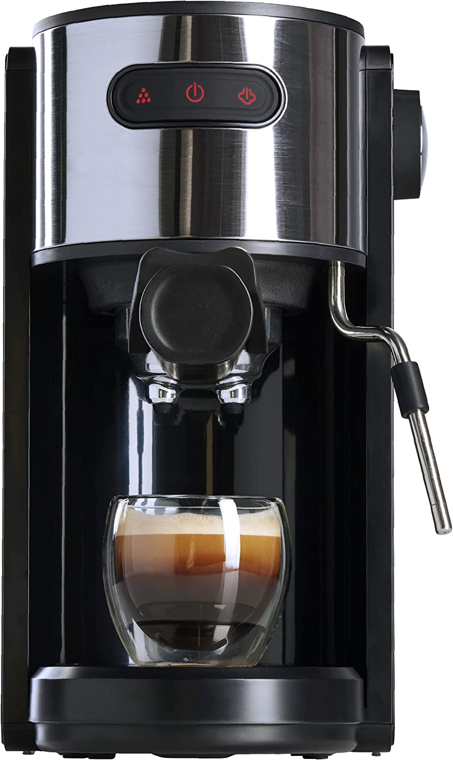 Espresso Machine, 20 Bar Espresso Maker, Quick-Brew Coffee Machine, Milk Frother Espresso Machine, Compact Coffee Maker