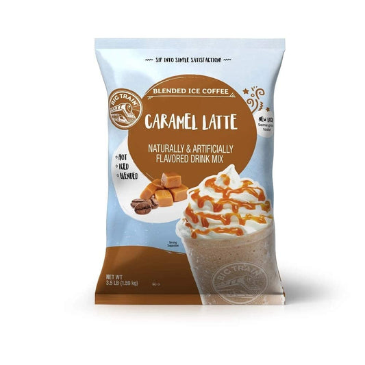 Blended Ice Coffees Caramel Latte 3.5 Lb / 56 Oz - Single Bag