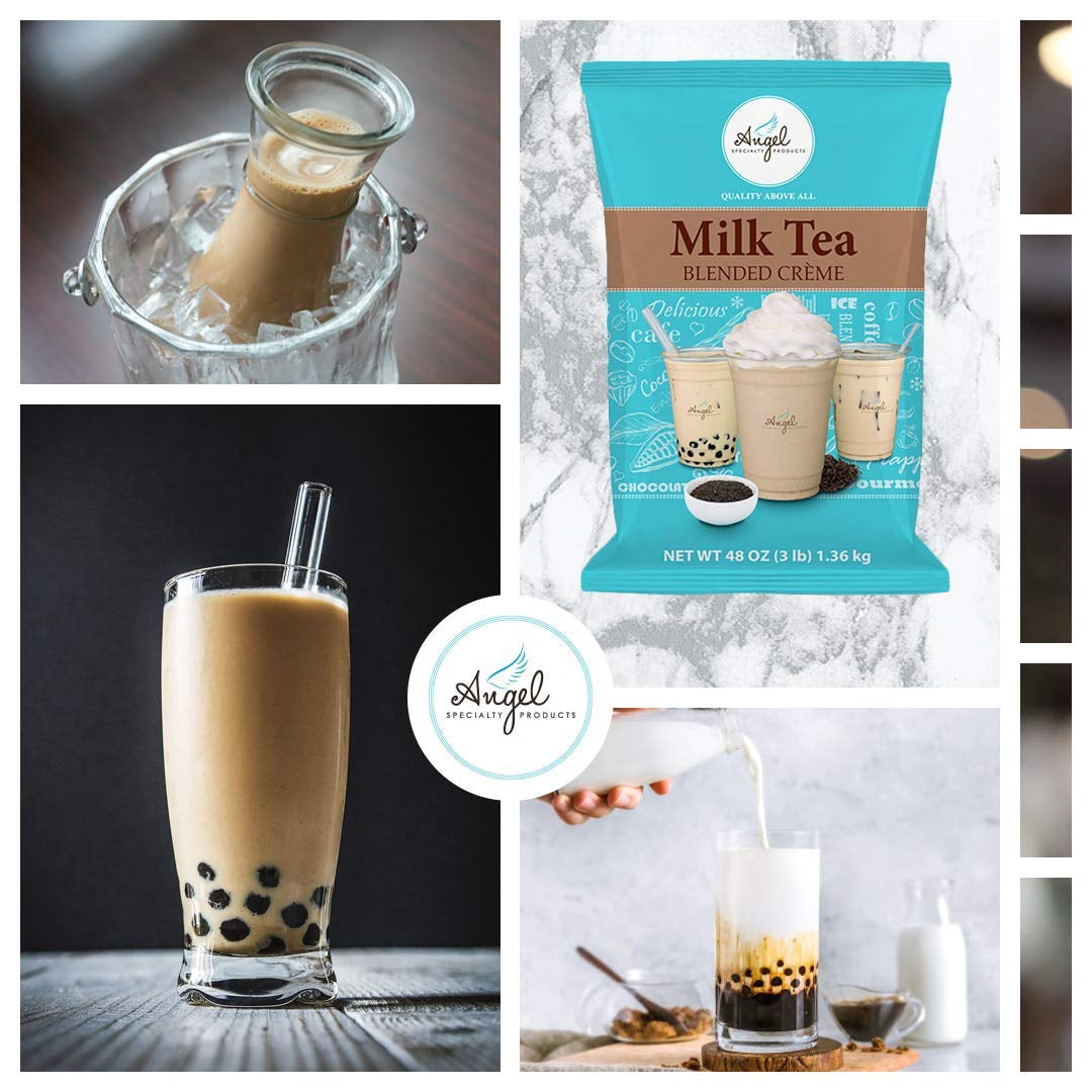 Milk tea mix, 3 lb milk tea powder, Angel milk tea blend, bubble tea mix, milk tea powder, instant milk tea mix, premium milk tea, Taiwanese milk tea blend.