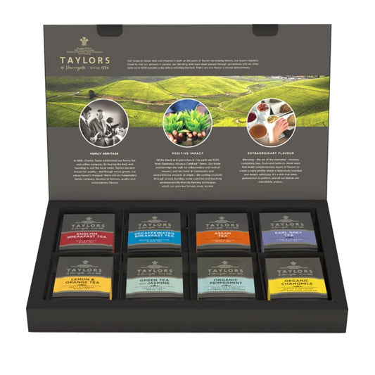 Taylors of Harrogate, Assorted Specialty Teas Box, Variety Pack Tea Bags, 48 Count Tea Gift Box, Black Tea, Green Tea, Herbal Tea, English Breakfast, Earl Grey, Organic Peppermint, Organic Chamomile