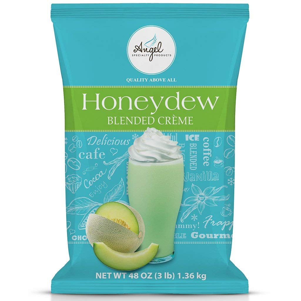 Honeydew Blended Crème Mix, 3 LB, Honeydew Melon, Instant Powder Mix, 34 Servings