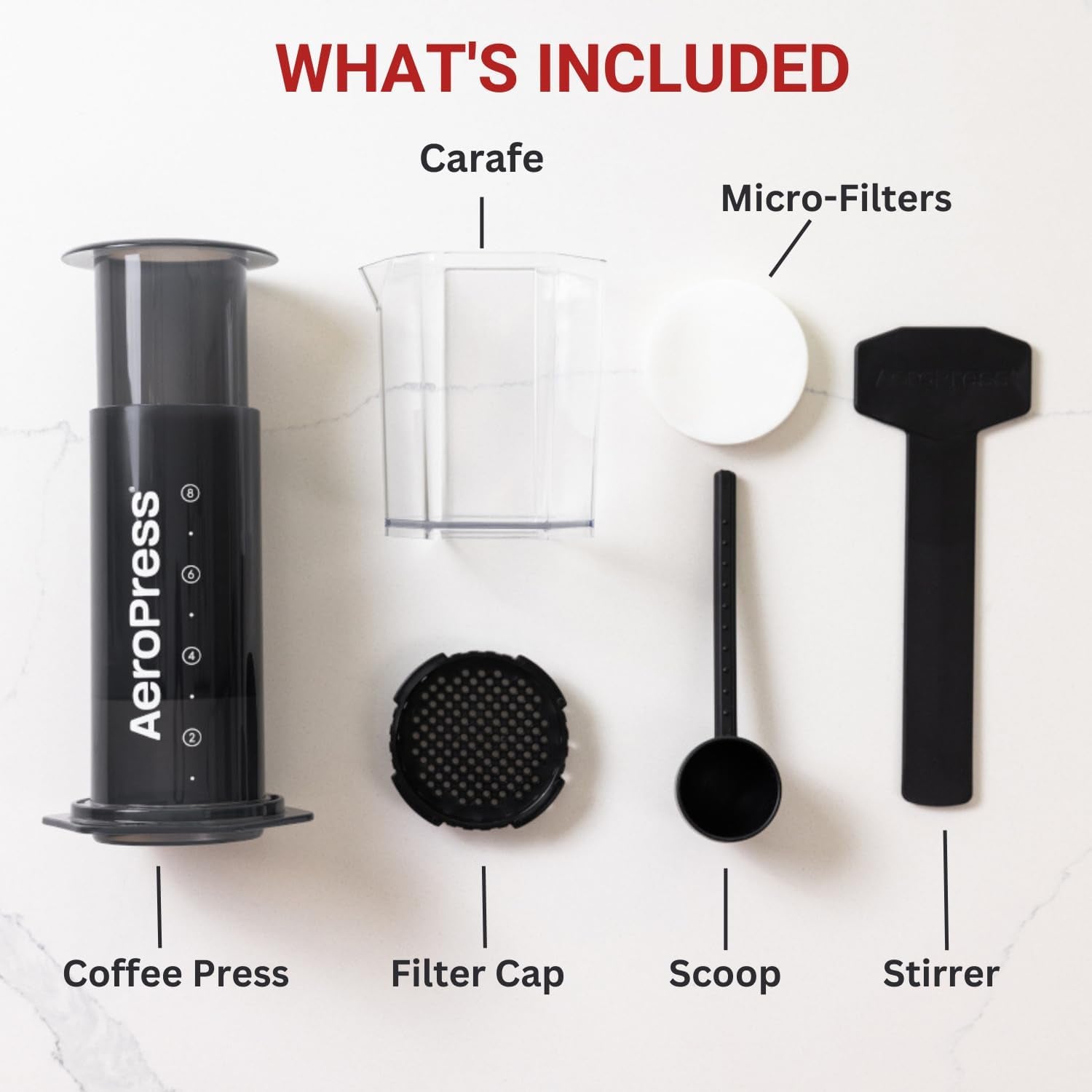 XL Coffee Press, French Press, Pour-over, Espresso, Portable Coffee Maker, AeroPress XL, Double Size Coffee Press, Travel Coffee Maker, Camping Coffee Maker, 3-in-1 Brew Method Coffee Maker