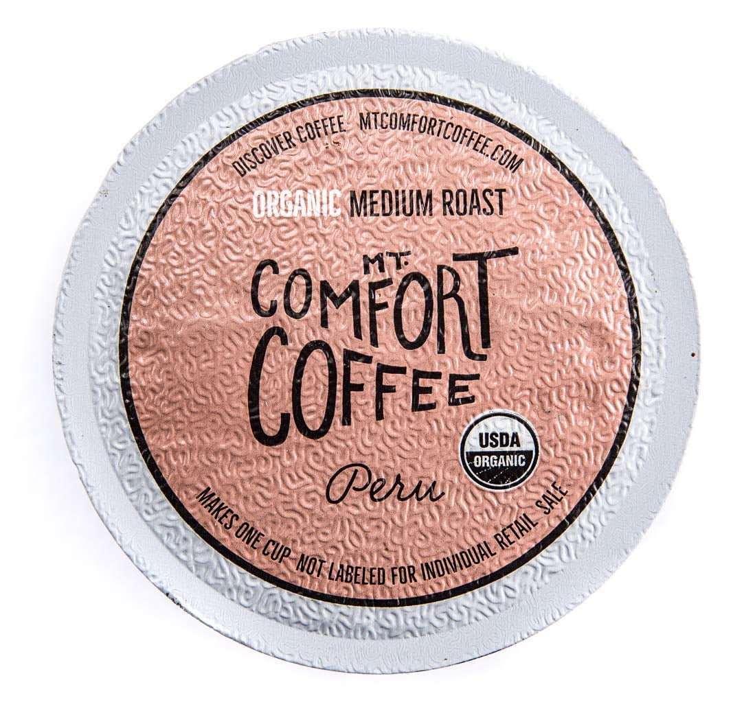 Organic Peru coffee pods, Medium roast coffee, K-Cup compatible, Nutty and citrus flavor coffee, Peruvian single-origin coffee, 80 count K-Cup pods, Ground coffee pods, Fresh and aromatic coffee, Organic coffee for Keurig, Sustainable coffee pods.