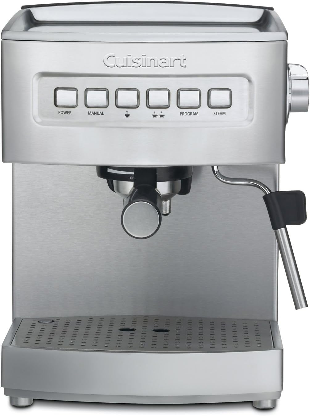 Espresso machine, programmable espresso maker, 15-bar espresso machine, stainless steel coffee maker, cappuccino machine, latte maker