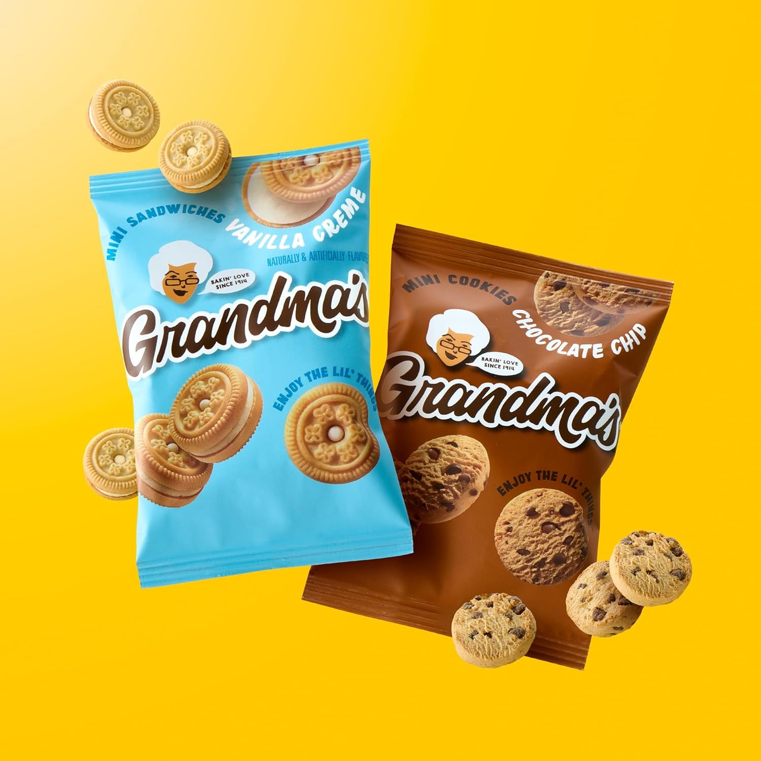 Grandma's Cookies Variety Pack, individually wrapped cookies, assorted flavors, pack of 30