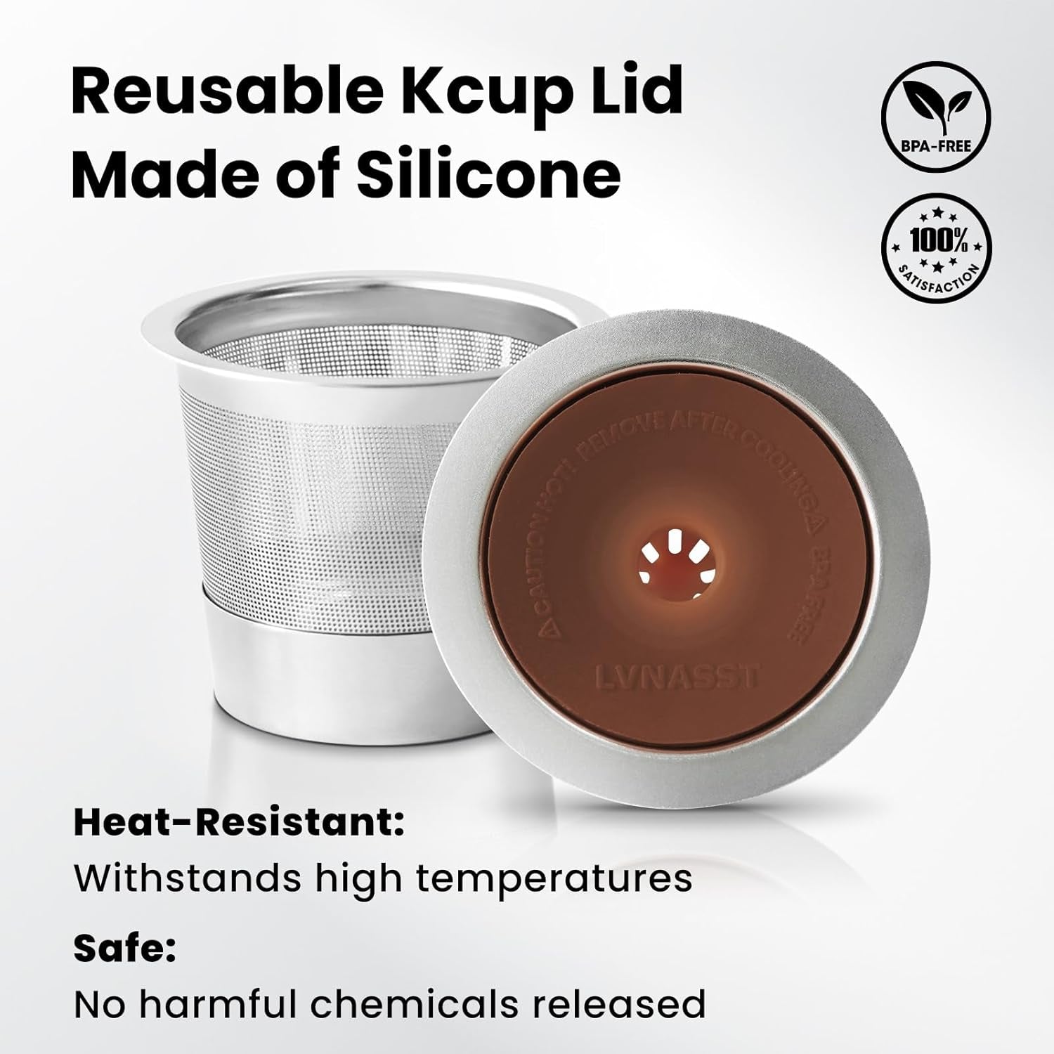 Reusable K Cups, stainless steel coffee pods, refillable K Cups, universal fit coffee filters, eco-friendly coffee pods, compatible with Keurig, stainless steel K Cups, cost-effective coffee pods, durable coffee pods, easy-to-clean K Cups