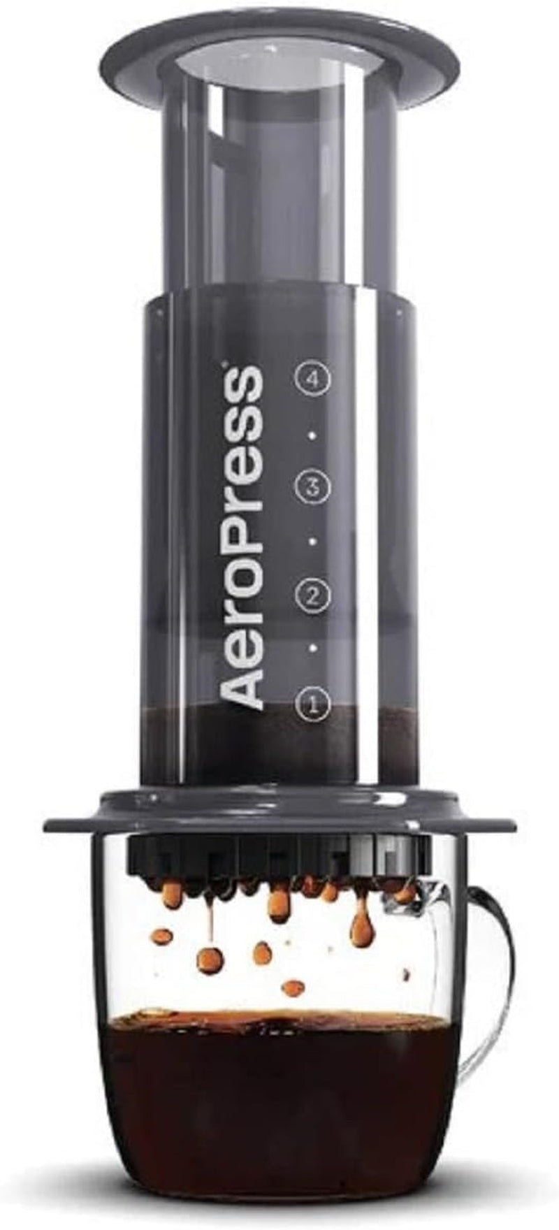 Original Coffee and Espresso-Style Maker, Portable Coffee Maker with Chamber, Plunger & Filters, Made in USA Coffee Press, Barista Level Coffee Maker, AeroPress Coffee Maker, 3-In-1 Brew Technology Coffee Press, Travel-Friendly Coffee Maker, Durable Shatterproof Coffee Press, Rich Full-Bodied Coffee Maker, Espresso-Style Coffee Maker