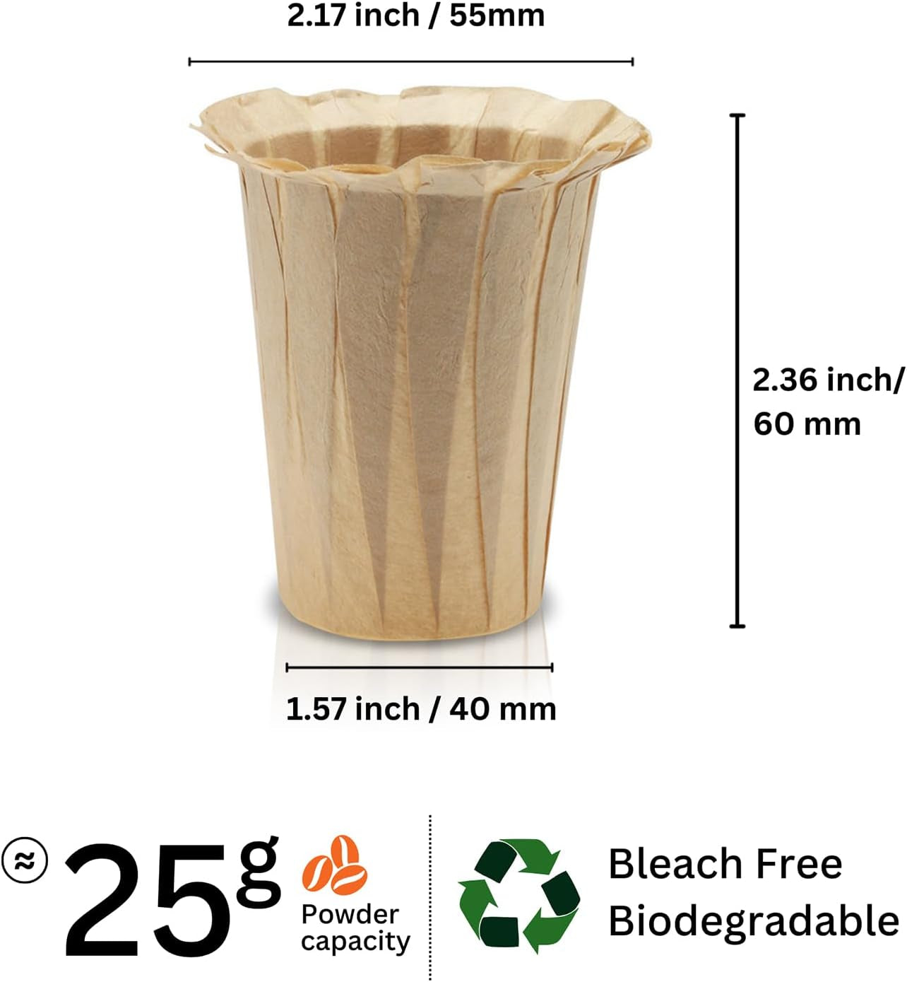 Disposable coffee filters for K-Carafe, unbleached coffee filters, single-use coffee filters, eco-friendly coffee filters, compatible with Keurig 2.0, biodegradable coffee filters, compostable coffee filters, German-imported coffee filters, hassle-free coffee cleanup, customizable coffee brewing